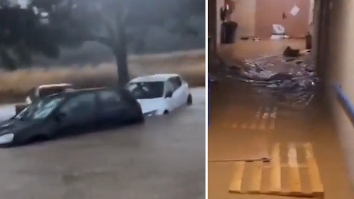 Noodweer treft Spanje en Frankrijk: twee mensen meegesleurd door rivier